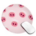 thumbnail image 2 of Disketp Cute Pig Nose Small Mouse Pad 7.9x7.9 Inches,Washable Round Mousepad For Office Laptop Computer,Non-Slip Rubber Base Mouse Pads For Wireless Mouse, 2 of 8