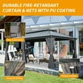 thumbnail image 3 of 12'x20' Hardtop Gazebo, Aluminum Frame Metal Gazebo with Double Galvanized Steel Roof, Curtain and Netting, Outdoor Permanent Pavilion Pergolas for Backyard, Grey, 3 of 8