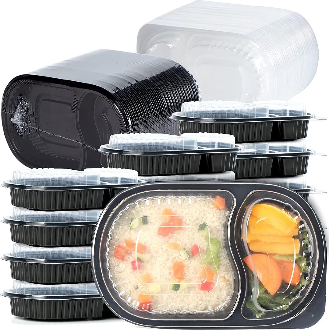 Washable Containers Meal Prep Container, Clean Package 50 Pack Reusable Machine Washable ...