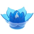 thumbnail image 3 of facefd LED Lotus Lamp Floating Water Wishing Artificial Candle Lights Blue, 3 of 9