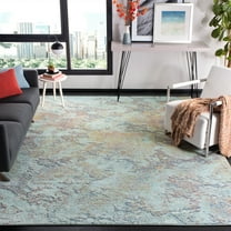 SAFAVIEH Noble Kensington Floral Bordered Area Rug, Taupe/Beige, 5'1" x 7'6"
