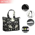 thumbnail image 2 of Black Gothic Moon Flower Star Pattern Travel Tote Bags for Women Carry On,Large Weekender Bags for Women Travel,Multi Functional Duffle Bag for Work,Shopping,Sports, 2 of 5