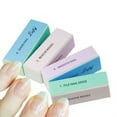 thumbnail image 5 of leaveforme 5 pcs Nail Buffer, 4 Way Colorful Nail Art Shiner Polisher Buffing Sanding Files Block Manicure Care DIY (Rectangular), 5 of 8