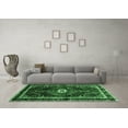 thumbnail image 3 of Ahgly Company Indoor Rectangle Persian Emerald Green Traditional Area Rugs, 4' x 6', 3 of 4