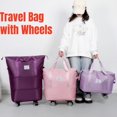 thumbnail image 2 of Kulken Travel Bag with Wheels - Kulken Travel Bag with Removable Wheels, 2025 New Large Capacity Universal Wheel RemovableTravel Bag (Black), 2 of 7