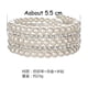 thumbnail image 4 of Nvzi Pulsera de perlas de imitación con múltiples filas de cristales en capas, apilable, brazalete abierto, joyería nupcial para bodas, color dorado, 4 of 4