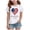 White, variant on mgoYE American Anniversary 250th Independence Day T-Shirt Girls Boy's Fashion Casual Printed Round Neck Short Sleeve T Shirt USA Flag 4th of July T-Shirt Navy 250th Anniversary Gifts