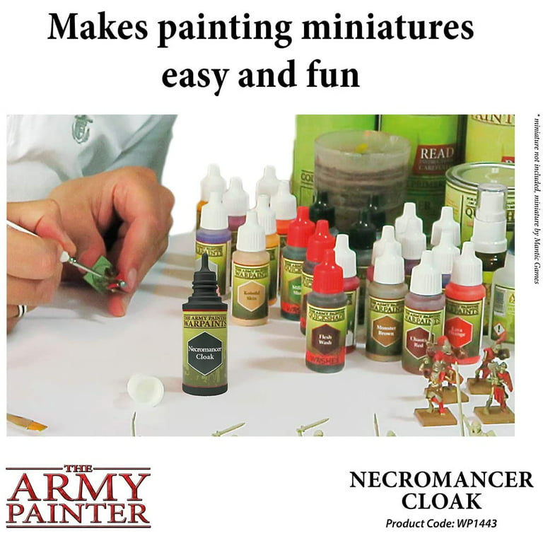 The Army Painter Necromancer Cloak Warpaint - Acrylic Non-Toxic Water Based  Paint 18ml 