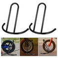 thumbnail image 1 of Minkissy 2 Pcs Support de Vélo Portable en Fer Noir Rangement pour Usage Extérieur, 1 of 8