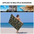 thumbnail image 5 of Branches Green Leaves Towel Set of 3, Soft Microfiber Bath Towels, Hand Towel, Washcloths, Vintage Botanical Forest Quick-Dry Absorbent Towels for Bathroom Kitchen Hotel Beach Gym Spa, 5 of 9
