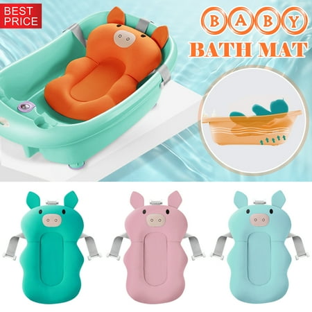 Amerteer Baby Bathtub Seat For Sit Up Bathing Newborn Bath Cushion