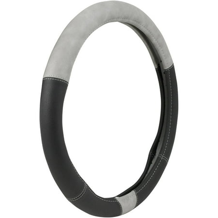 Weathered Grey/Black Steering Wheel Cover