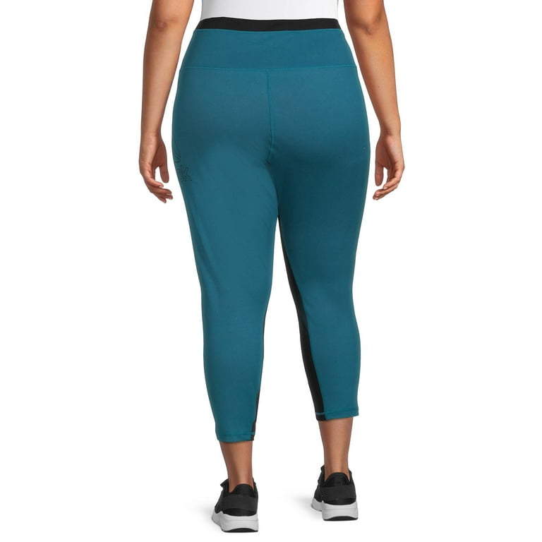 Reebok Women's Plus Size Dynamic Highrise 7/8 Legging with 25 Inseam and  Branded Drawcord 