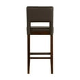 thumbnail image 5 of Riverbay Furniture 30" Upholstered Contemporary Wood Bar Stool in Brown, 5 of 13