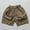Khaki, variant on Girls Athletic Shorts Pull on Coffee Shorts Elastic Waist Baby Girl Clothes 6-7 Years