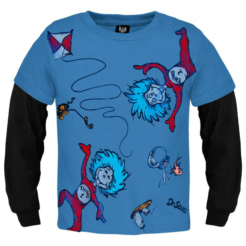 dr seuss thing 1 and thing 2 shirts