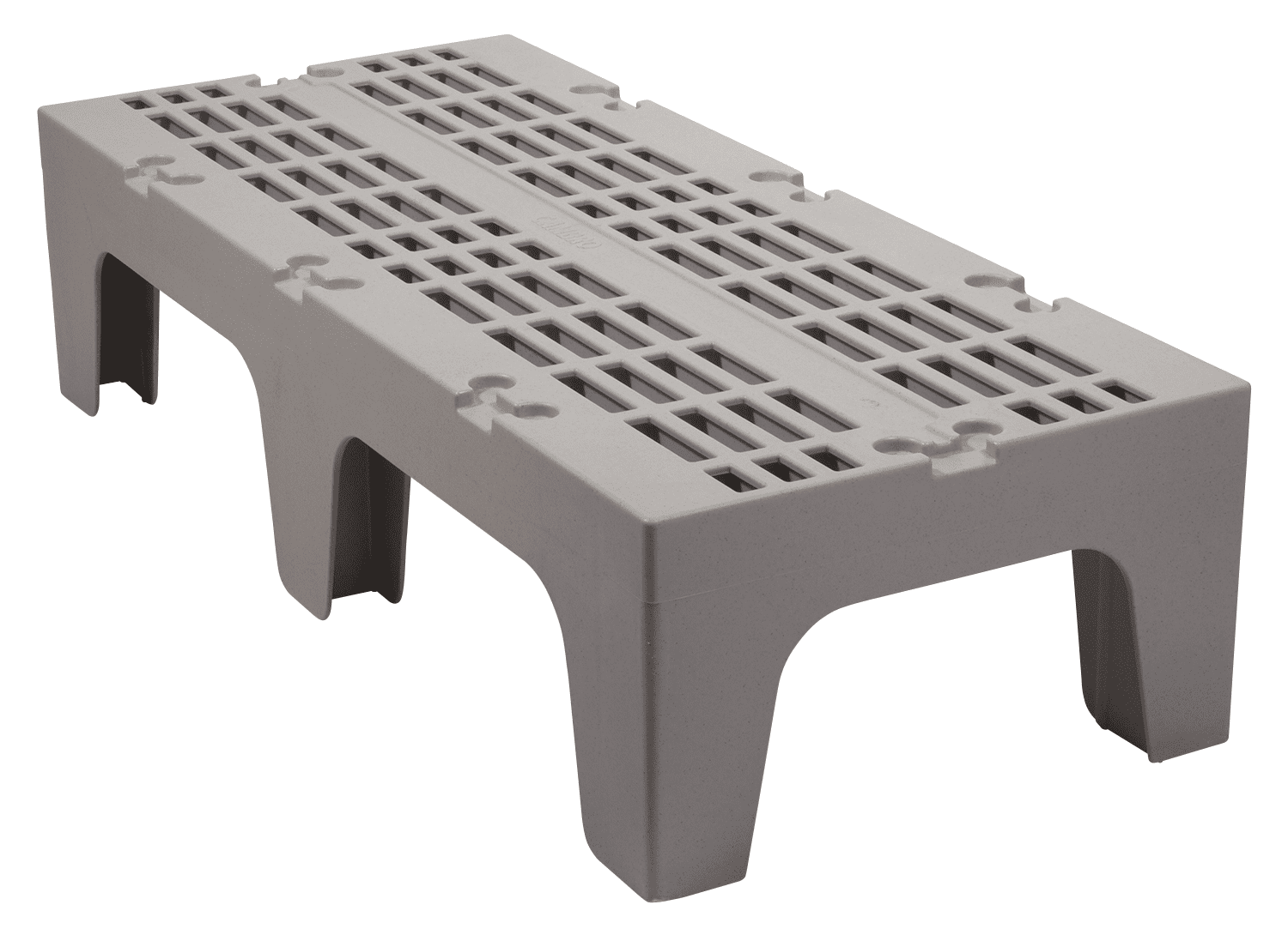 Dunnage Rack with Slotted Top 48" Speckled Gray