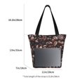 thumbnail image 4 of Kdxio Coffee Bean Women Reusable Grocery Bags Foldable Ripstop,Reusable Shopping Bags for Shopping,Gym,Gift, 4 of 7