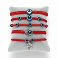 thumbnail image 2 of RSAMD Turkish Lucky Evil Eye Bracelets Women Handmade Braided Red Rope Jewelry Xmas-#4 Hand Lucky Evil Eye, 2 of 7