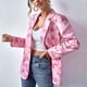thumbnail image 1 of Puntoco Chaqueta de punto pequeña con un solo botón y estampado de flores informal para mujer sin abrigo de bolsillo Puntoco Puntoco-982, 1 of 9