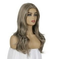thumbnail image 3 of Perruques pour Femmes Coiffure Haute Température Résistante à la Chaleur 22 Pouces Perruque avec Capuchon pour Rendez-Vous Fête Cosplay, 3 of 10