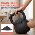 thumbnail image 2 of Squatz Soft Drop Kettlebell Set – 15, 20 & 25 lb Weights with Cushioned Base, Wide Grip Handle, Floor-Safe Design for Strength Training & Full Body Home Workouts, 2 of 5