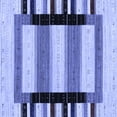 thumbnail image 1 of Ahgly Company Machine Washable Indoor Square Solid Blue Modern Area Rugs, 5' Square, 1 of 4