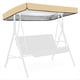 thumbnail image 3 of Cubierta Superior para Columpio Al Aire Libre, Cubierta para Silla, Cubierta para Toldo, Refugio para la Lluvia, Cubierta Impermeable para Muebles de Jardín, Color Negro, 3 of 5