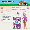 thumbnail image 2 of Hello Kitty & Friends Kids Super Soft Bath/Pool/Beach Soft Cotton Terry Hooded Towel Wrap, 30 in x 50 in, (Officially Licensed Product) By Hello Kitty & Friends 30 in x 50 in, 2 of 6