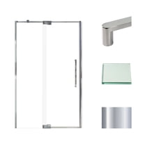 Transolid IPD487610C-R-PC Irene 44-48 in. W x 76 in. H Pivot Shower Door in Polished Chrome with Clear Glass