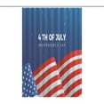 thumbnail image 1 of 2DXuixsh Shower Curtain for Bathroom Independence Day Resistant Mildew Shower Curtain Retro Decorative Bath Curtain Excluding Poles 71 X 71 Inch Shower Liners C, 1 of 8