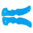 thumbnail image 2 of Eigraketly Parche de mango de rebanador G10, accesorios de reparación de bricolaje reutilizables, mango antideslizante portátil, manijas de Artesanía Azul, 2 of 6