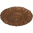 thumbnail image 3 of Ekena Millwork 21"OD x 2"P Marseille Ceiling Medallion (Fits Canopies up to 7 3/8"), Hand-Painted Polished Copper, 3 of 6