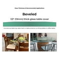 thumbnail image 2 of 29" Inch Round Glass Table Top 1/2" Thick Tempered Beveled Edge by Fab Glass and Mirror, 2 of 2