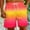 A_Multicolor Ombre Swimming Trunks, variant on Men's Gradient Swim Trunk Ombre Elastic Waist Shorts Slant Pockets Drawstring Shorts Relaxed Fit Comfy Lightweight Quick Dry Shorts Multicolor S
