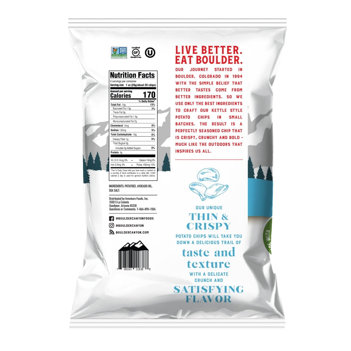 CHIP THN CRSP AVOOIL SSLT Pack of 12