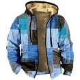 thumbnail image 1 of Men's Print Jacket Men's Spring And Autumn Casual Trend Zipper Hooded Jacket 5XL, 1 of 3