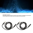 thumbnail image 4 of Cable de extensión de conector auxiliar de 35 mm diseño escalonado de sonido sin pérdidas conectores chapados en oro cable de auriculares macho a hembra de 33 pies y 35, 4 of 8