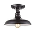 thumbnail image 1 of DANXU Industrial Oil Rubbed Bronze Semi Flush Mount Ceiling Light, 1 of 4