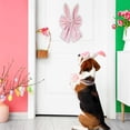 thumbnail image 6 of 16 Inch Easter Bunny Ears Bows for Wreaths, Colorful Spring Decorative Wreath Bow for Holiday Tree Topper Decor, Easter Basket DIY Crafts Wall Window Indoor Home Party Supplies (Pink), 6 of 8
