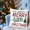 thumbnail image 3 of onlyliua ¡ Liquidación de Ofertas de Hoy! Fundamentos de Almohada Navideña con Muñeco Sin Rostro, Gnomo Enano, Duende, Enrejado, Árbol de Navidad, Copo de Nieve, Melocotón, Estampado para Sofá, 3 of 5