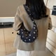 thumbnail image 2 of Bolso Hombro Con Forma Media para Mujer Lona Compras, 2 of 9