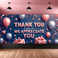 thumbnail image 5 of Decorative Design Thank You Banner Pink Theme Balloon Decoration for Employee Appreciation Events Celebration Indoor Decoration, 5 of 6