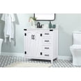 thumbnail image 2 of Elegant Decor Grant 32" MDF Single Bathroom Vanity with Backsplash in White, 2 of 8