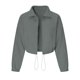 thumbnail image 5 of Cowsor Girls Zip Up Teen Sweatshirts Fleece Jackets Kids Fall Fashion Outfits Winter Clothes, 5 of 7