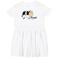 thumbnail image 3 of Inktastic Moo Says the Cow Girls Toddler Dress, 3 of 5