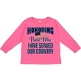 thumbnail image 3 of Inktastic Veterans Day Military Honoring Those Who Serve Boys or Girls Long Sleeve Toddler T-Shirt, 3 of 5