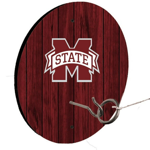 Mississippi State University Maroon Ring Toss Lawn Game