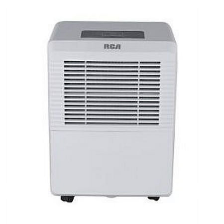 RCA - 50-Pint Portable Dehumidifier - Gray/White