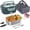 Dark Green, variant on Monteka Electric Lunch Box Food Heater - Leakproof Portable Food Warmer heated lunch box for adults for Car/Home/Truck with 1.5L Removable Stainless Steel Container, Gifts for Men, 12V/24V/110V